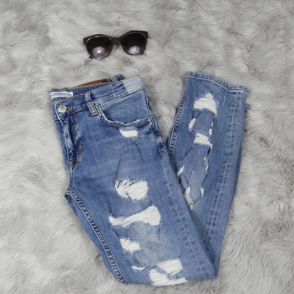 Zara Denim - Zara Distress Denim Jeans